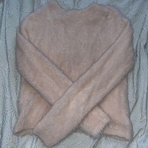 H&M fuzzy sweater